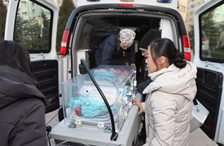 沙雅县妇婴监护型护送